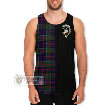 MacDonald (McDonald) of Clanranald Tartan Men's Tank Top with Family Crest and Half Of Me Style