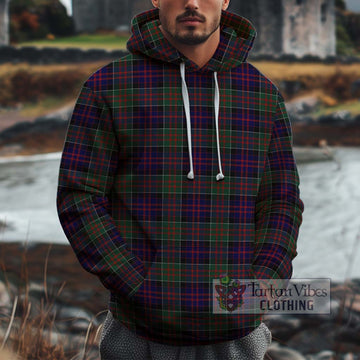 MacDonald (McDonald) of Clanranald Tartan Cotton Hoodie