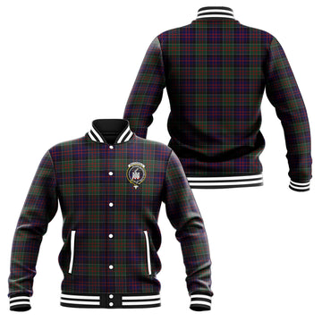 MacDonald (McDonald) of Clanranald Tartan Baseball Jacket with Family Crest