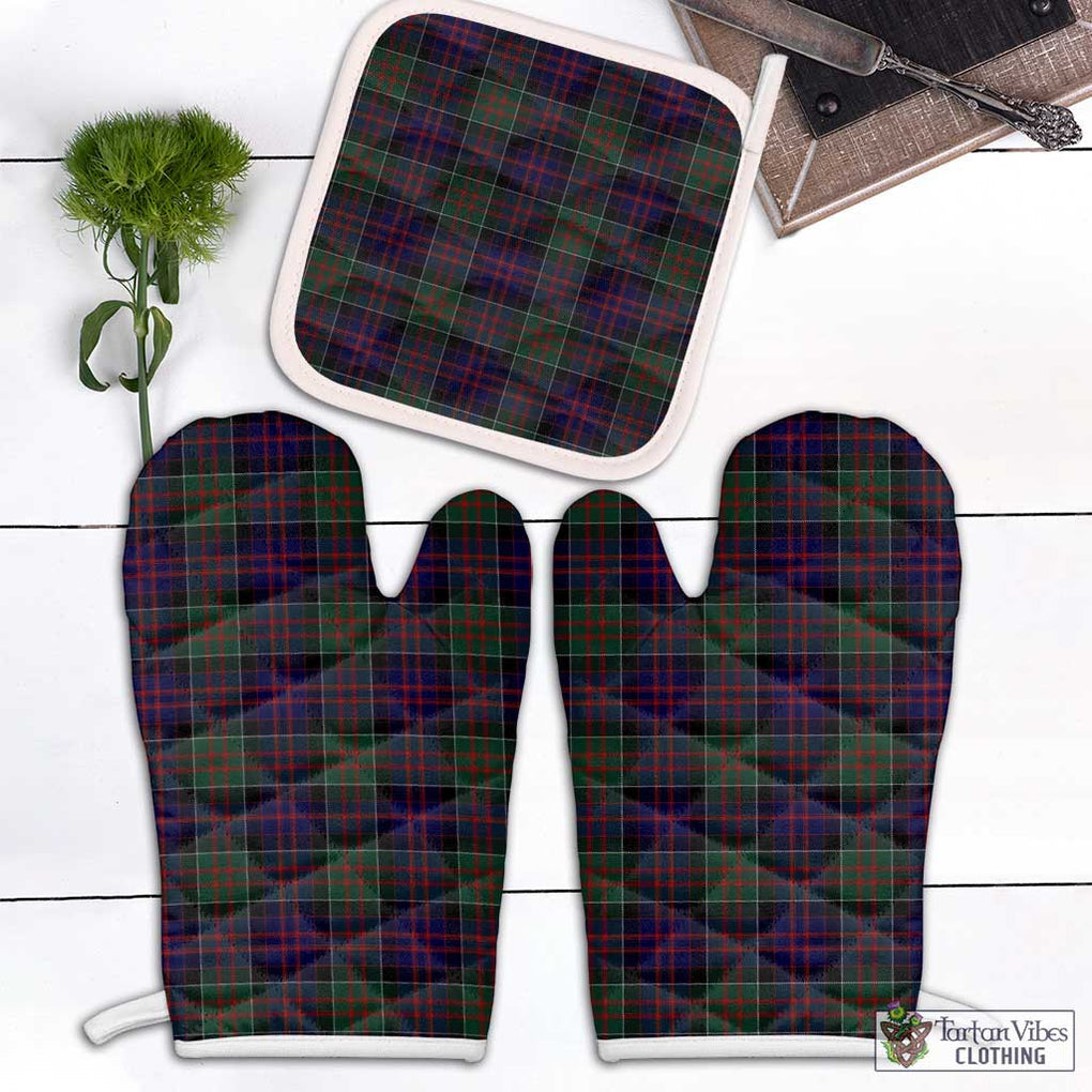 MacDonald (McDonald) of Clanranald Tartan Combo Oven Mitt & Pot-Holder Combo 1 Oven Mitt & 1 Pot-Holder White - Tartan Vibes Clothing