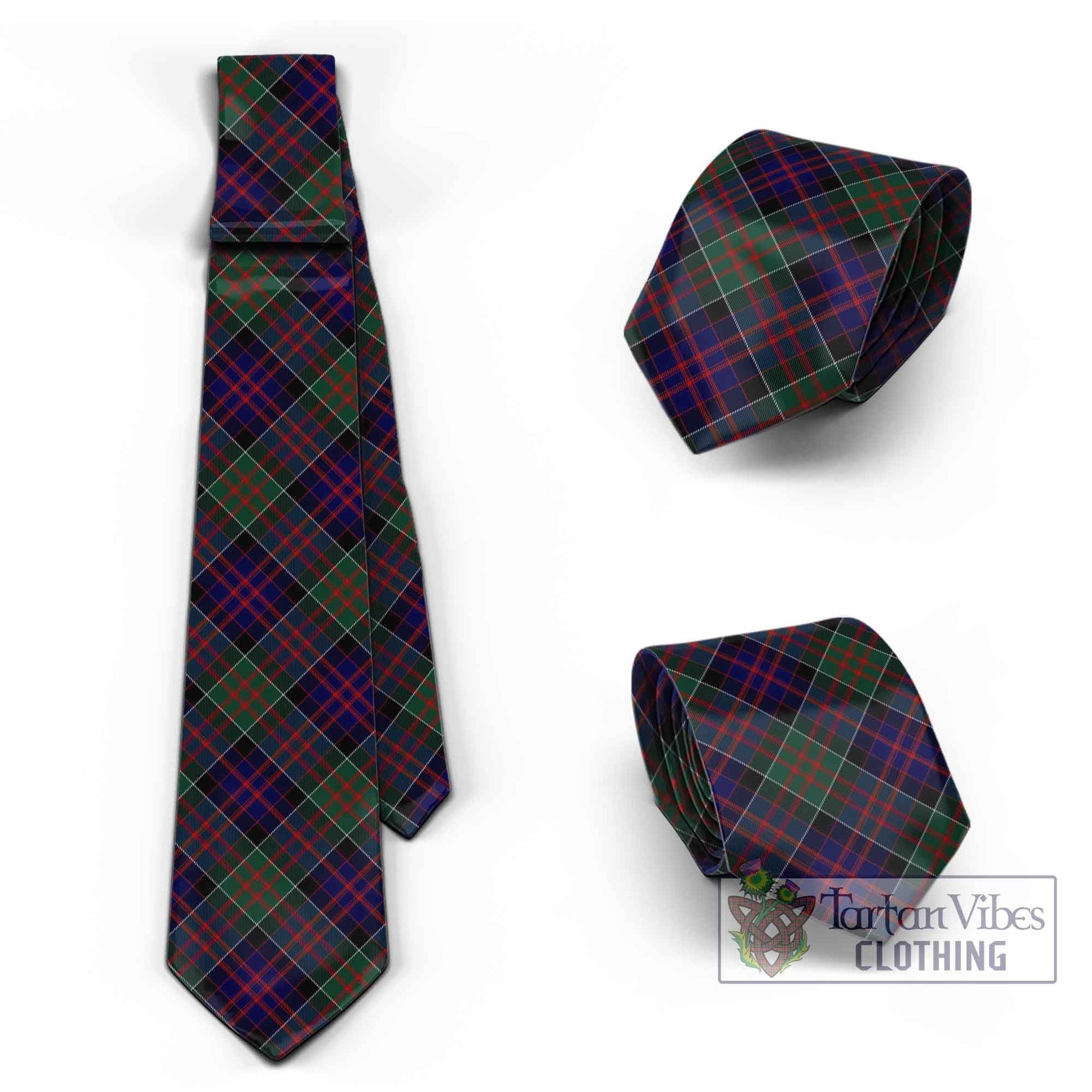 Tartan Vibes Clothing MacDonald of Clan Ranald Tartan Classic Necktie Cross Style