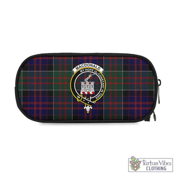 MacDonald (McDonald) of Clanranald Tartan Pen and Pencil Case with Family Crest