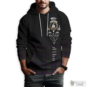 MacDonald (McDonald) of Clanranald Tartan Hoodie Featuring Alba Gu Brath Family Crest Celtic Inspired