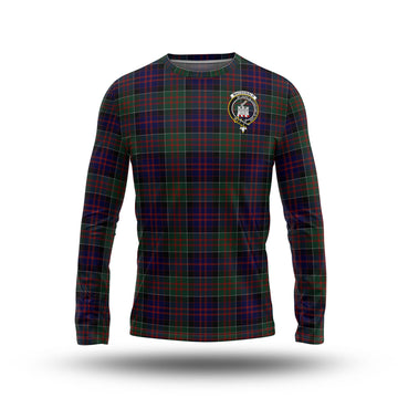 MacDonald (McDonald) of Clanranald Tartan Long Sleeve T-Shirt with Family Crest