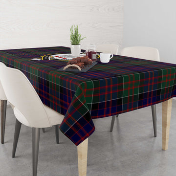 MacDonald (McDonald) of Clanranald Tartan Tablecloth with Family Crest