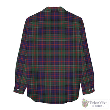 MacDonald (McDonald) of Clanranald Tartan Women's Casual Shirt with Family Crest