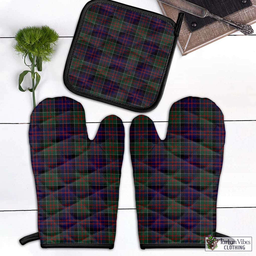 MacDonald (McDonald) of Clanranald Tartan Combo Oven Mitt & Pot-Holder Combo 1 Oven Mitt & 1 Pot-Holder Black - Tartan Vibes Clothing