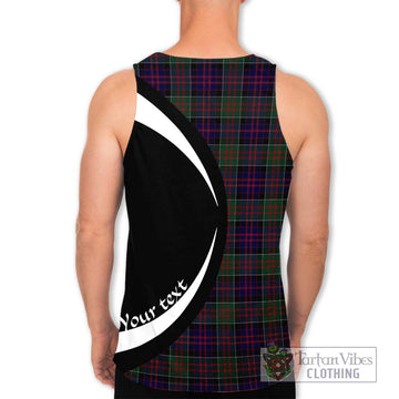 MacDonald (McDonald) of Clanranald Tartan Men's Tank Top with Family Crest Circle Style