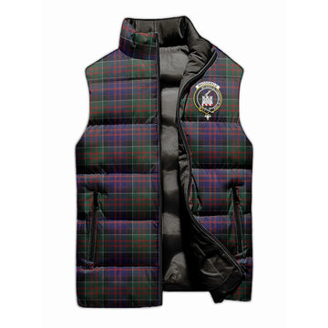 MacDonald (McDonald) of Clanranald Tartan Sleeveless Puffer Jacket with Family Crest