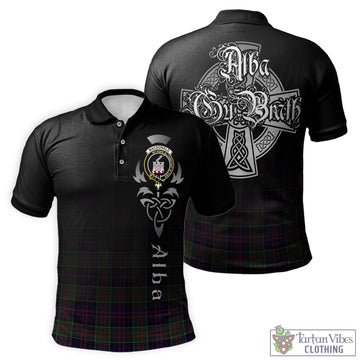 MacDonald (McDonald) of Clanranald Tartan Polo Shirt Featuring Alba Gu Brath Family Crest Celtic Inspired