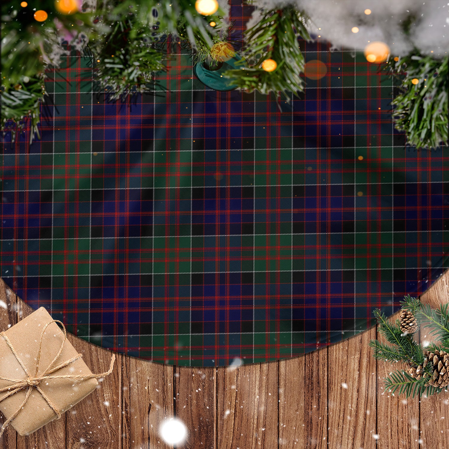 MacDonald of Clan Ranald Tartan Christmas Tree Skirt - Tartanvibesclothing