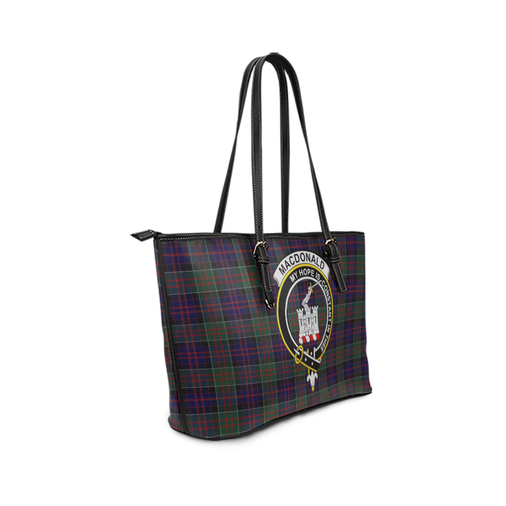 macdonald-of-clan-ranald-tartan-leather-tote-bag-with-family-crest