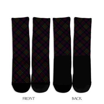 MacDonald (McDonald) of Clanranald Tartan Crew Socks Cross Tartan Style