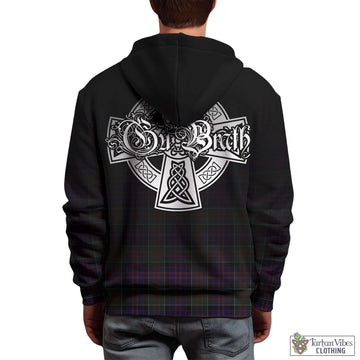 MacDonald (McDonald) of Clanranald Tartan Hoodie Featuring Alba Gu Brath Family Crest Celtic Inspired