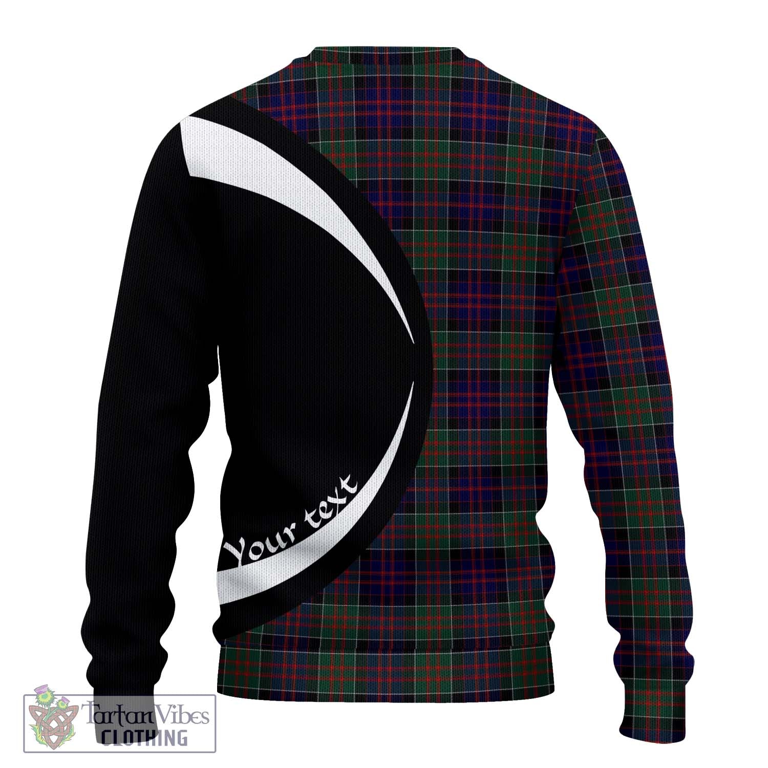 MacDonald (McDonald) of Clanranald Tartan Knitted Sweater with Family Crest Circle Style - Tartan Vibes Clothing