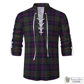 MacDonald (McDonald) of Clanranald Tartan Men's Scottish Traditional Jacobite Ghillie Kilt Shirt