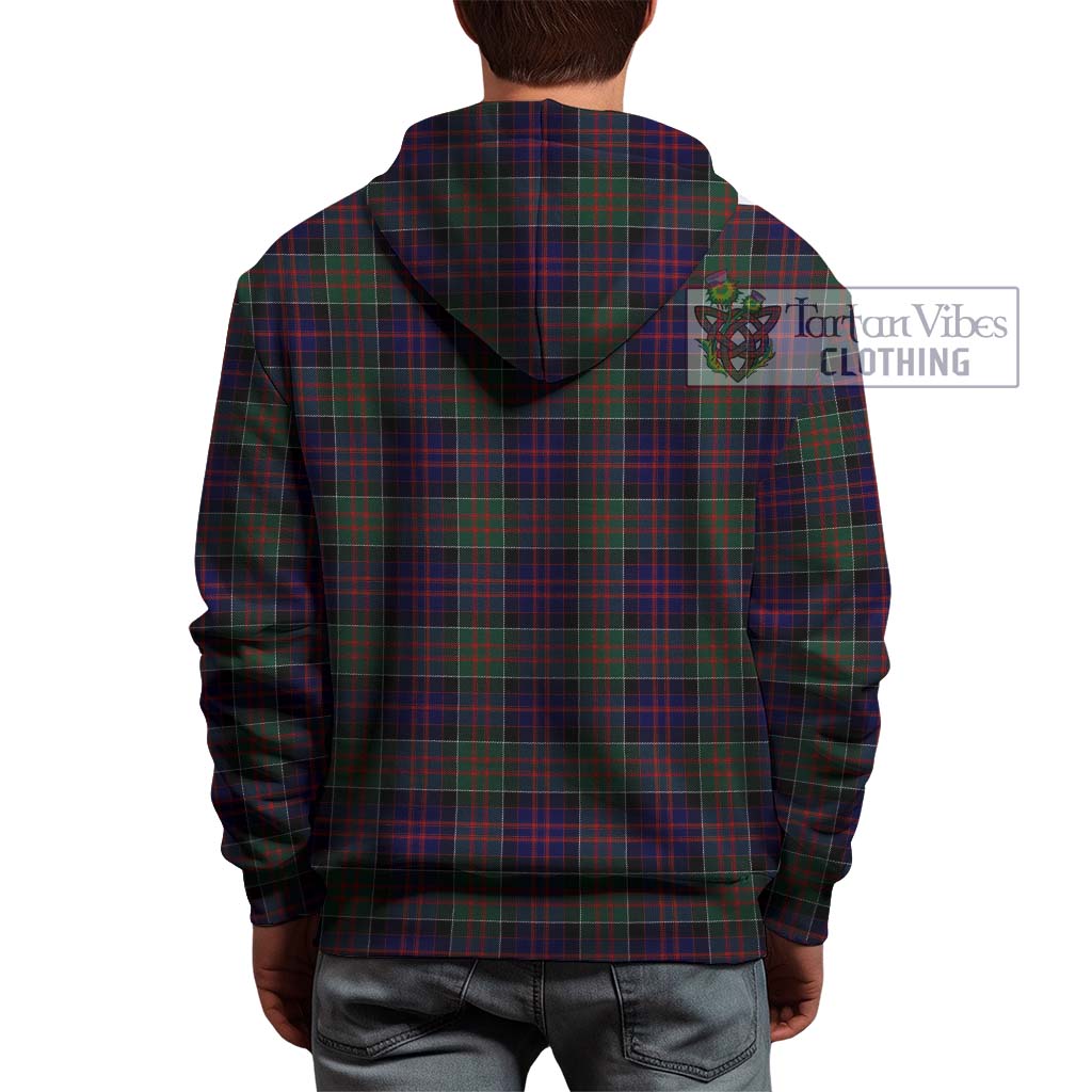 Tartan Vibes Clothing MacDonald of Clan Ranald Tartan Hoodie with Family Crest DNA In Me Style