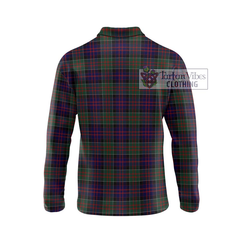 MacDonald (McDonald) of Clanranald Tartan Long Sleeve Polo Shirt with Family Crest DNA In Me Style - Tartanvibesclothing Shop