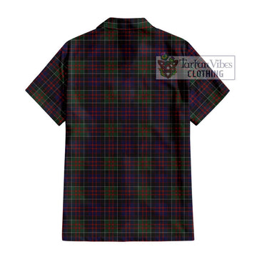 MacDonald (McDonald) of Clanranald Tartan Short Sleeve Button Shirt with Family Crest DNA In Me Style