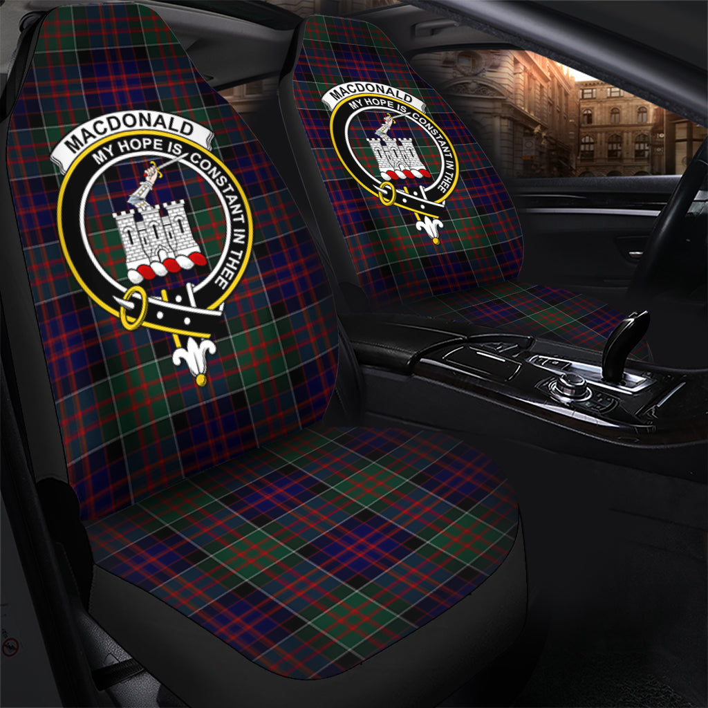 MacDonald of Clan Ranald Tartan Car Seat Cover with Family Crest - Tartanvibesclothing