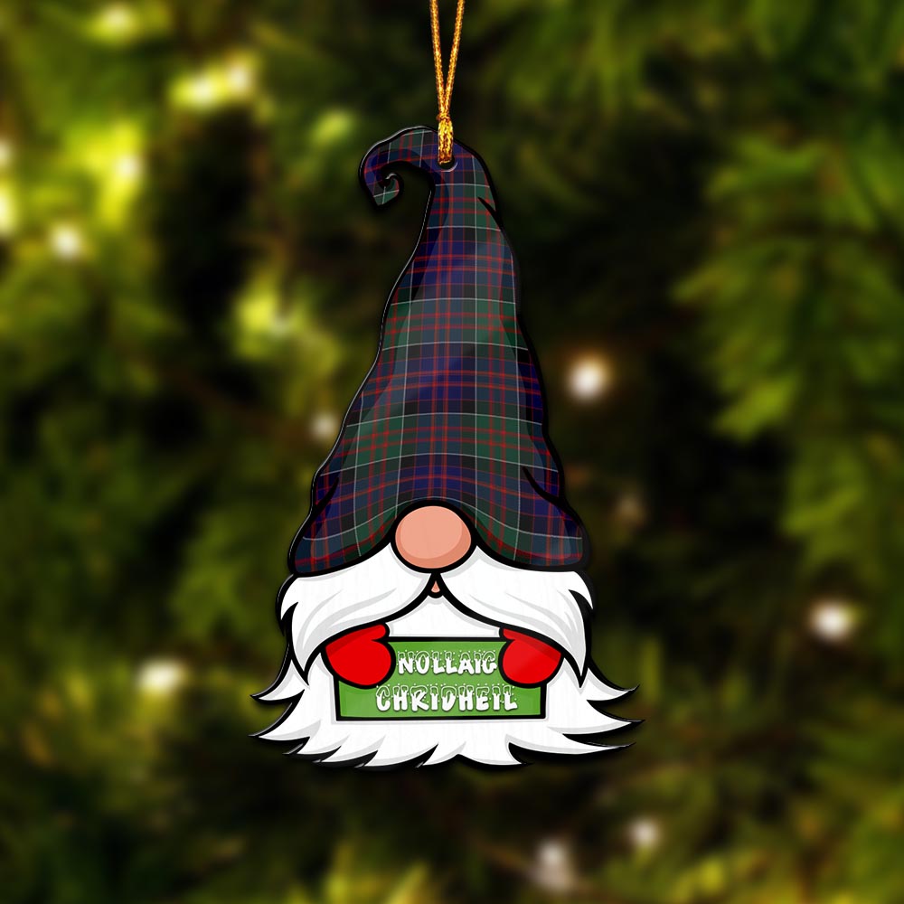 MacDonald (McDonald) of Clanranald Gnome Christmas Ornament with His Tartan Christmas Hat - Tartan Vibes Clothing