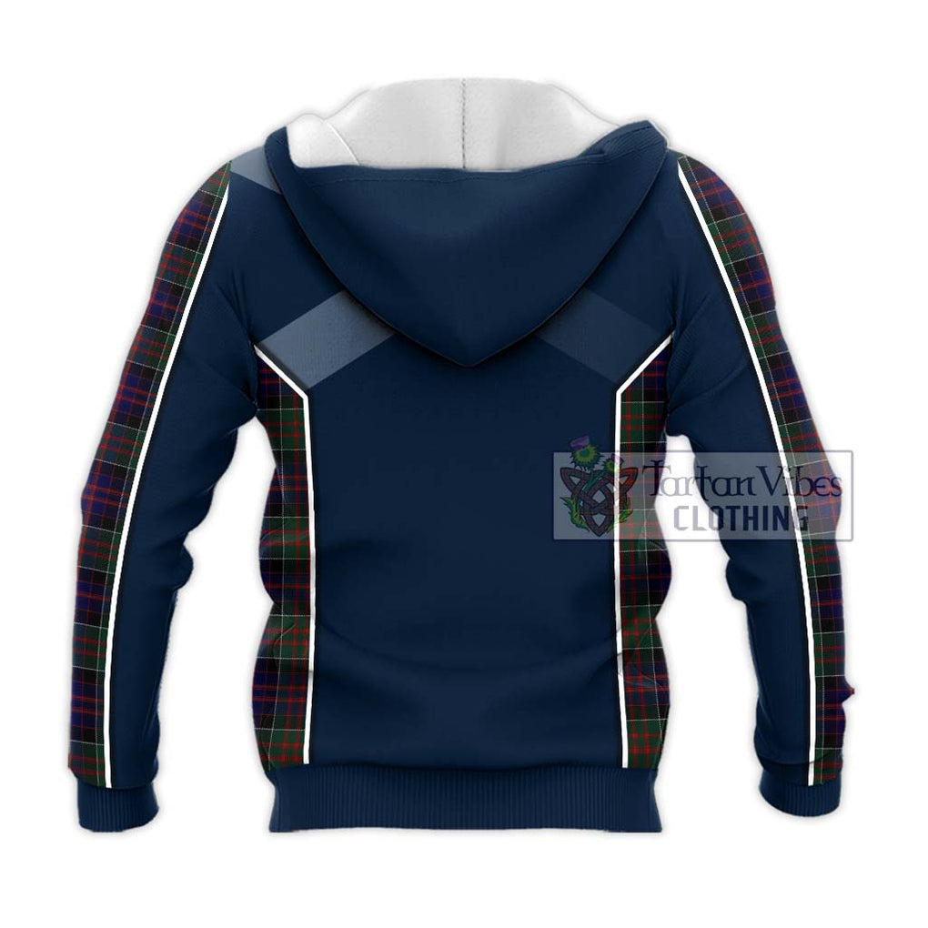 MacDonald (McDonald) of Clanranald Tartan Knitted Hoodie with Family Crest and Lion Rampant Vibes Sport Style - Tartan Vibes Clothing