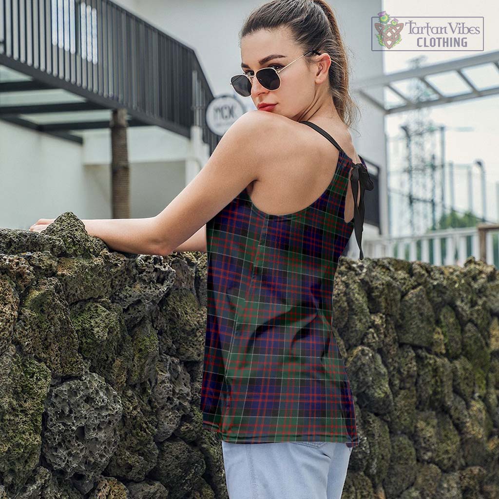 Tartan Vibes Clothing MacDonald of Clan Ranald Tartan Loose Halter Neck Camisole