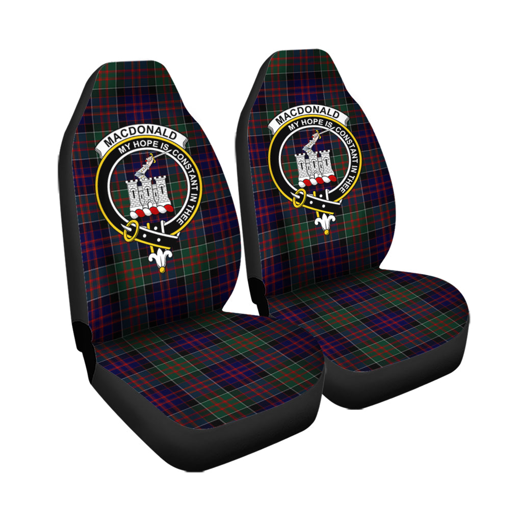 MacDonald of Clan Ranald Tartan Car Seat Cover with Family Crest - Tartanvibesclothing