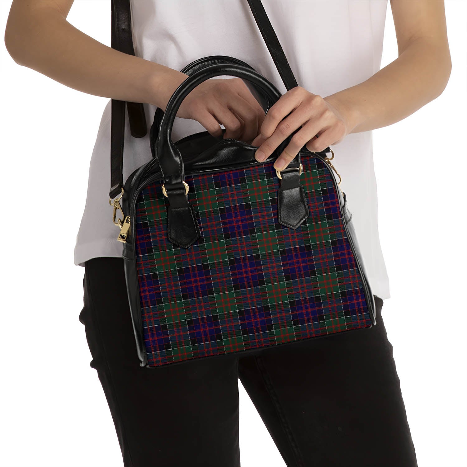 MacDonald of Clan Ranald Tartan Shoulder Handbags - Tartanvibesclothing