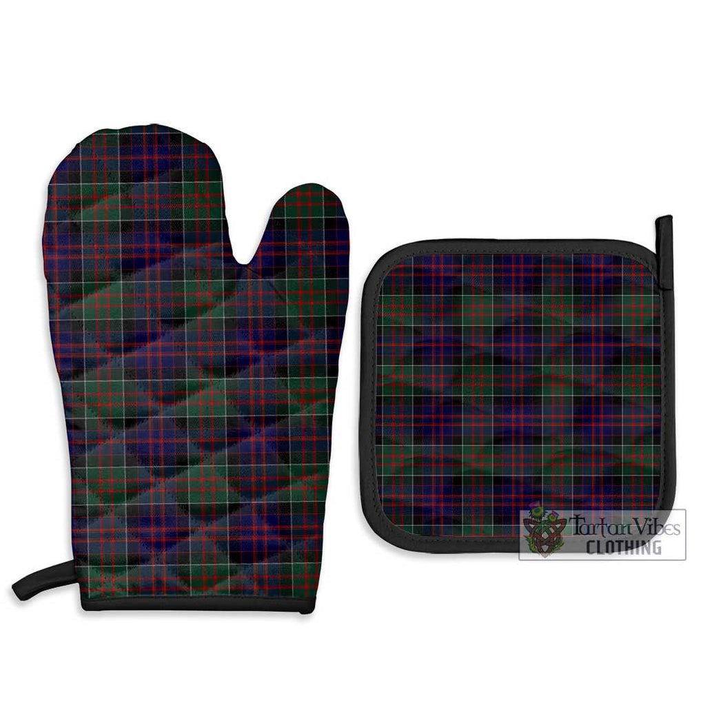 MacDonald (McDonald) of Clanranald Tartan Combo Oven Mitt & Pot-Holder Combo 1 Oven Mitt & 2 Pot-Holder Black - Tartan Vibes Clothing