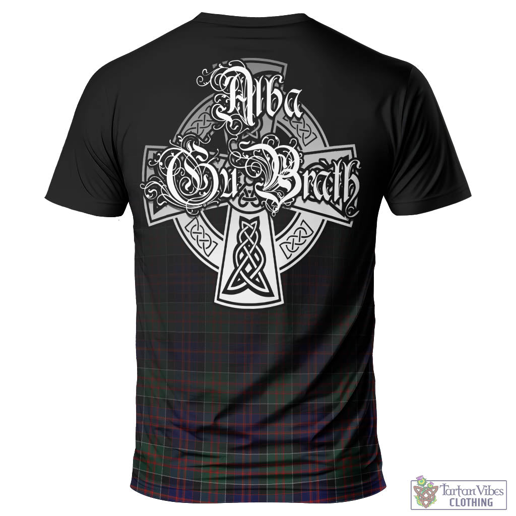 Tartan Vibes Clothing MacDonald of Clan Ranald Tartan T-Shirt Featuring Alba Gu Brath Family Crest Celtic Inspired