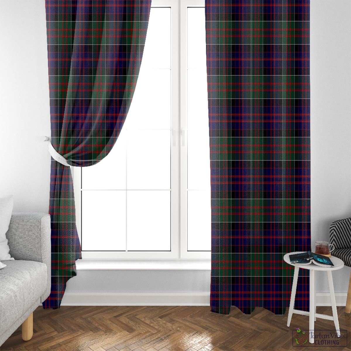 MacDonald of Clan Ranald Tartan Window Curtain