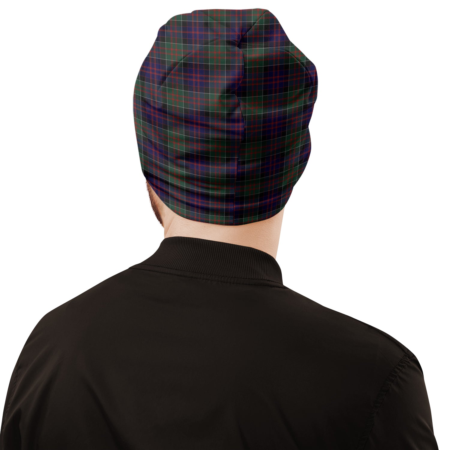 MacDonald (McDonald) of Clanranald Tartan Beanies Hat with Family Crest - Tartan Vibes Clothing