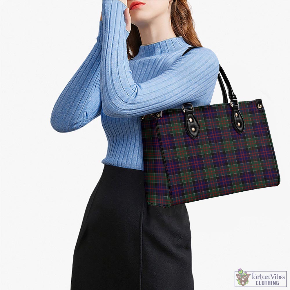 Tartan Vibes Clothing MacDonald of Clan Ranald Tartan Luxury Leather Handbags