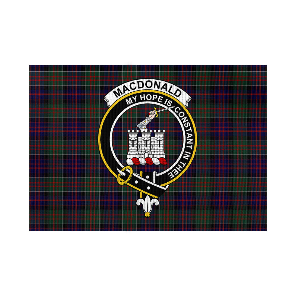 MacDonald (McDonald) of Clanranald Tartan Flag with Family Crest - Tartan Vibes Clothing