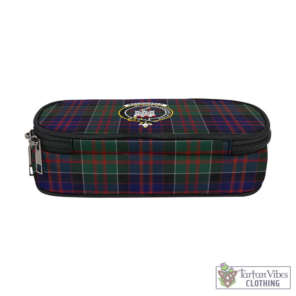 MacDonald (McDonald) of Clanranald Tartan Pen and Pencil Case with Family Crest - Tartan Vibes Clothing