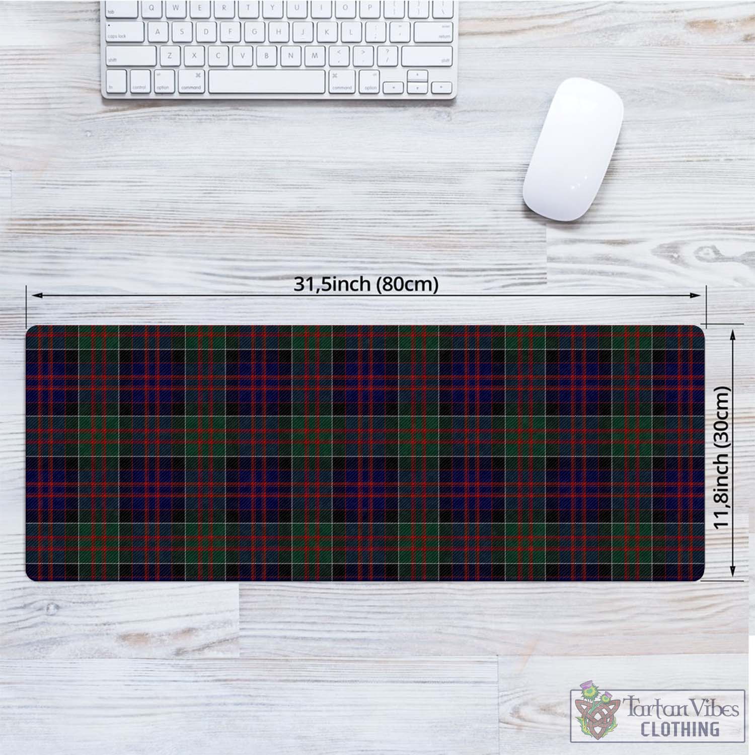 Tartan Vibes Clothing MacDonald of Clan Ranald Tartan Mouse Pad