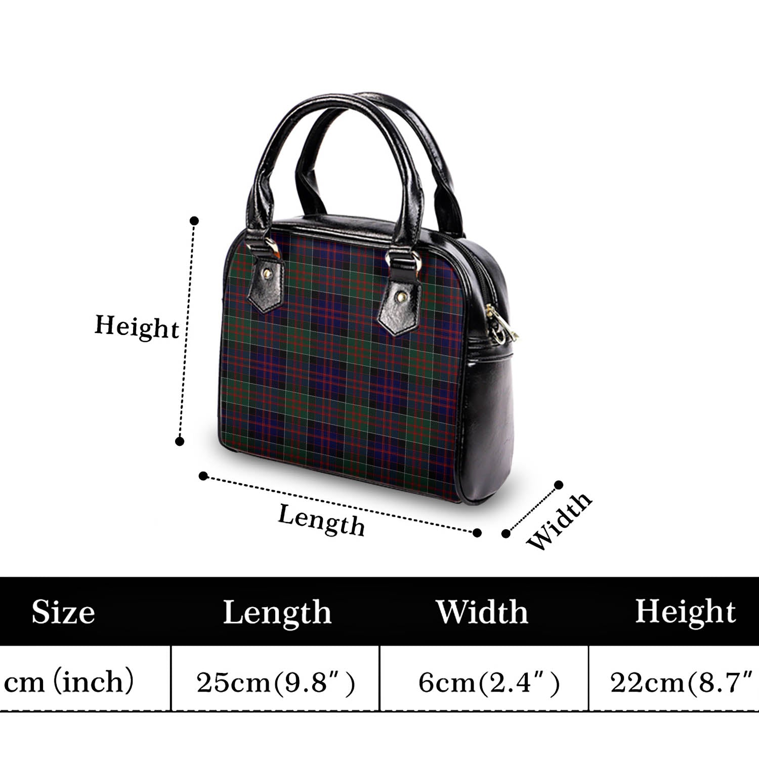 MacDonald of Clan Ranald Tartan Shoulder Handbags - Tartanvibesclothing