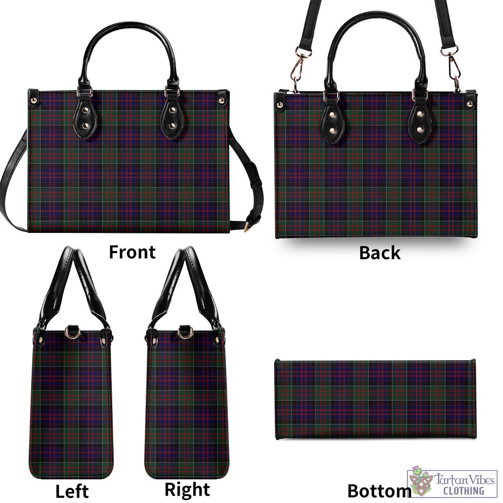 Tartan Vibes Clothing MacDonald of Clan Ranald Tartan Luxury Leather Handbags