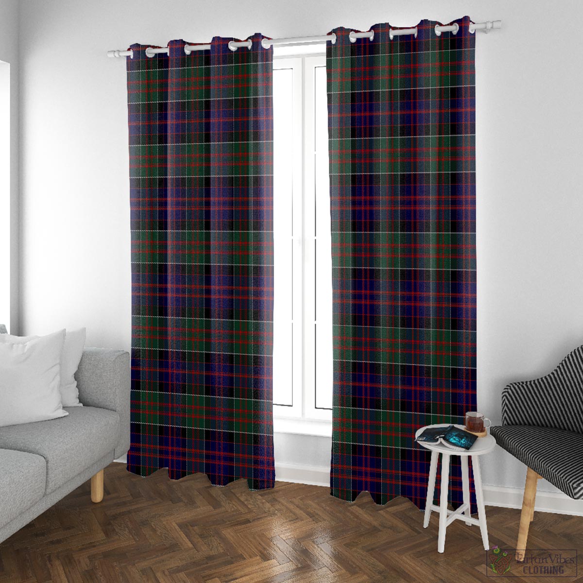 MacDonald of Clan Ranald Tartan Window Curtain