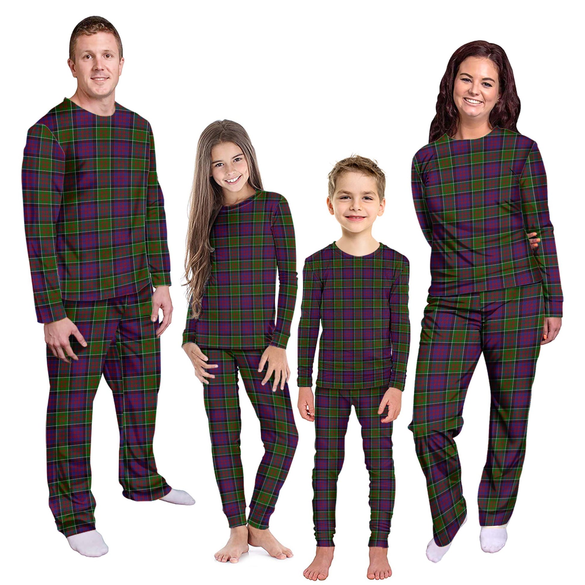 MacDonald of Clan Ranald Modern Tartan Pajamas Family Set Kid - Tartan Vibes Clothing