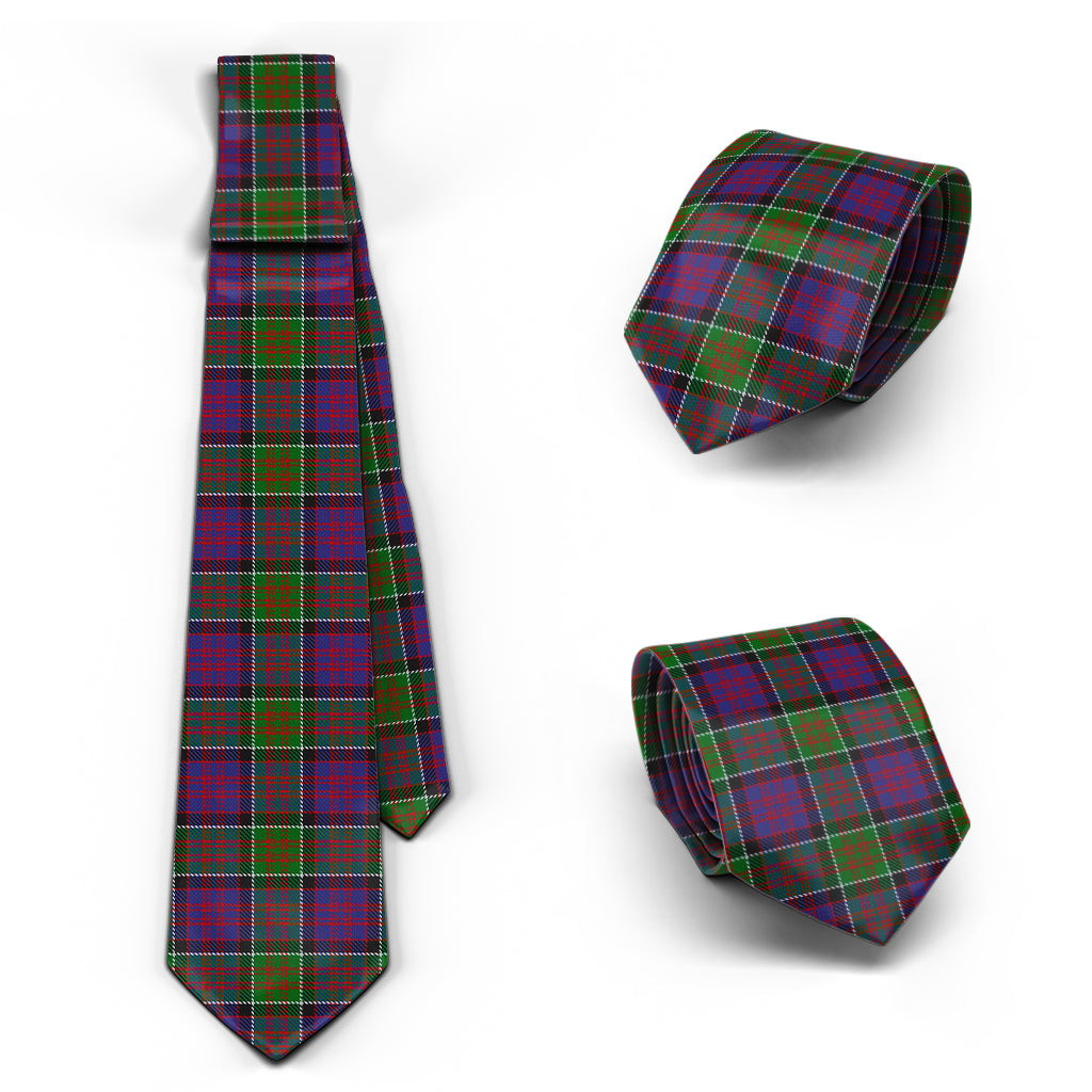 MacDonald of Clan Ranald Modern Tartan Classic Necktie Necktie One Size - Tartan Vibes Clothing