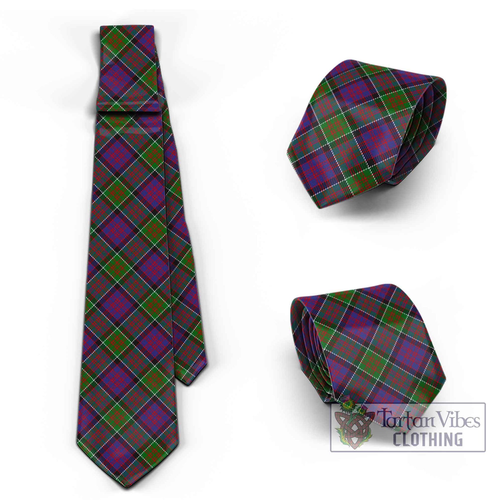 Tartan Vibes Clothing MacDonald of Clan Ranald Modern Tartan Classic Necktie Cross Style