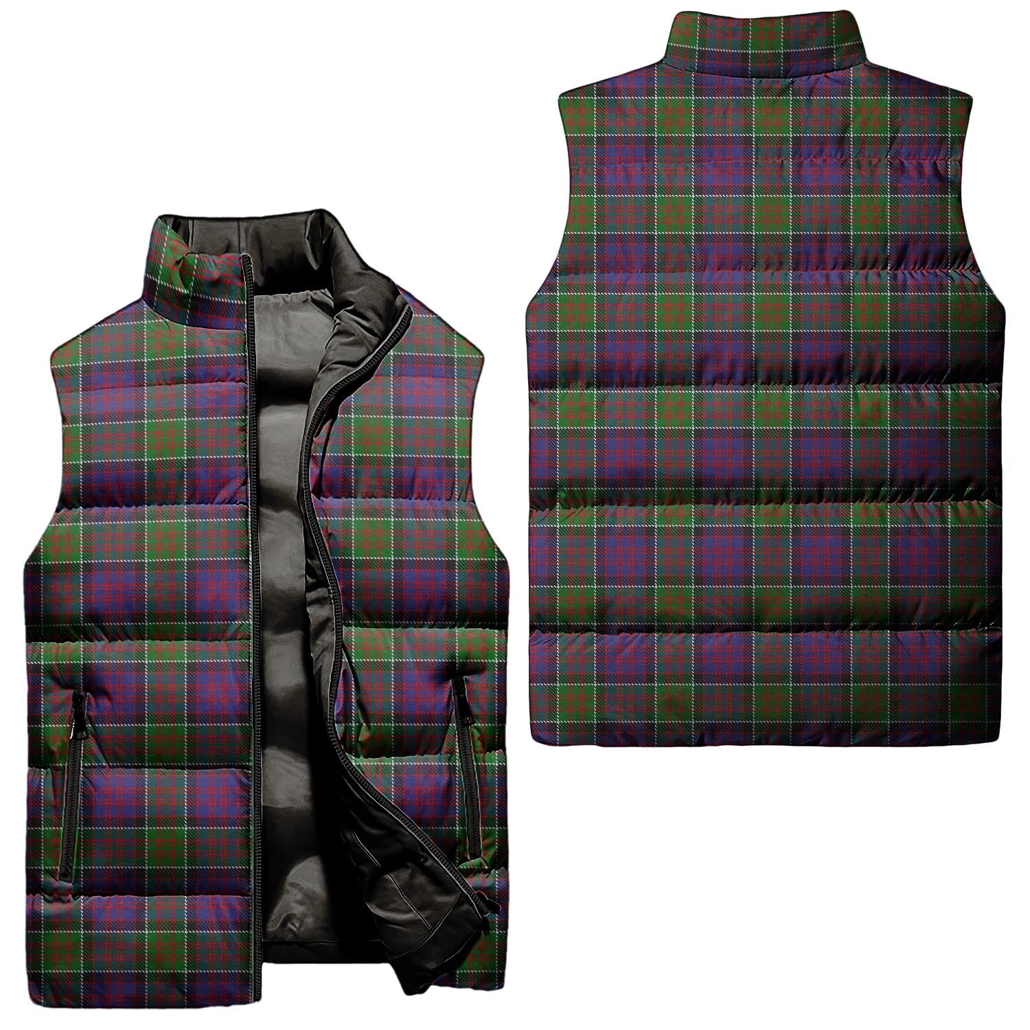 MacDonald of Clan Ranald Modern Tartan Sleeveless Puffer Jacket Unisex - Tartanvibesclothing