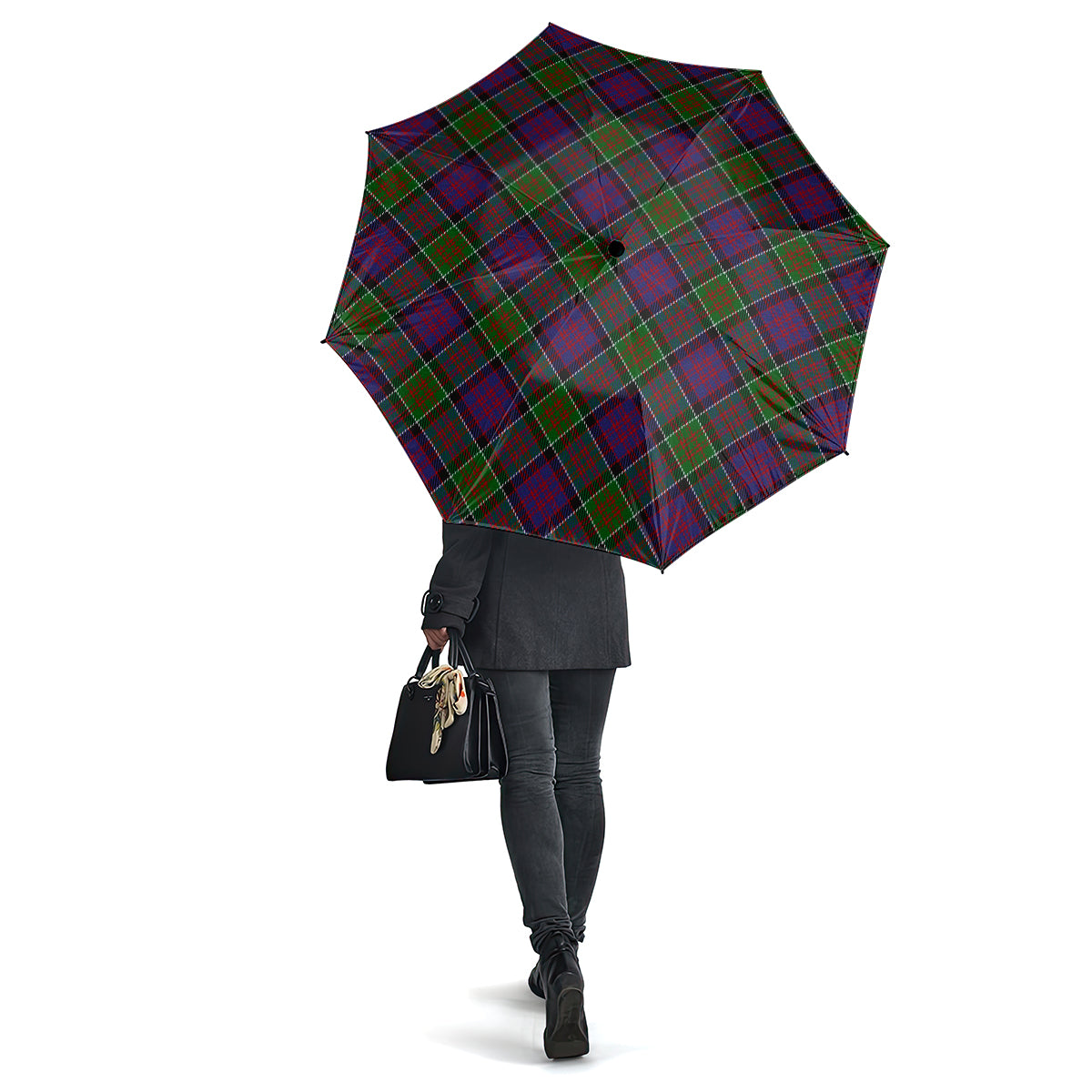 MacDonald of Clan Ranald Modern Tartan Umbrella One Size - Tartanvibesclothing