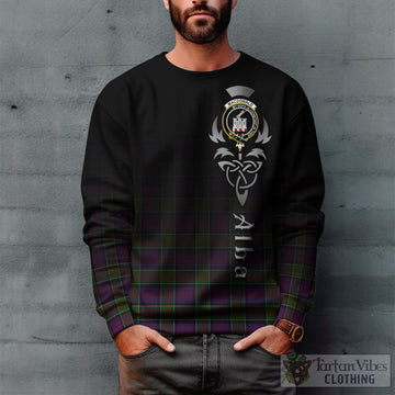 MacDonald of Clan Ranald Modern Tartan Sweatshirt Featuring Alba Gu Brath Family Crest Celtic Inspired