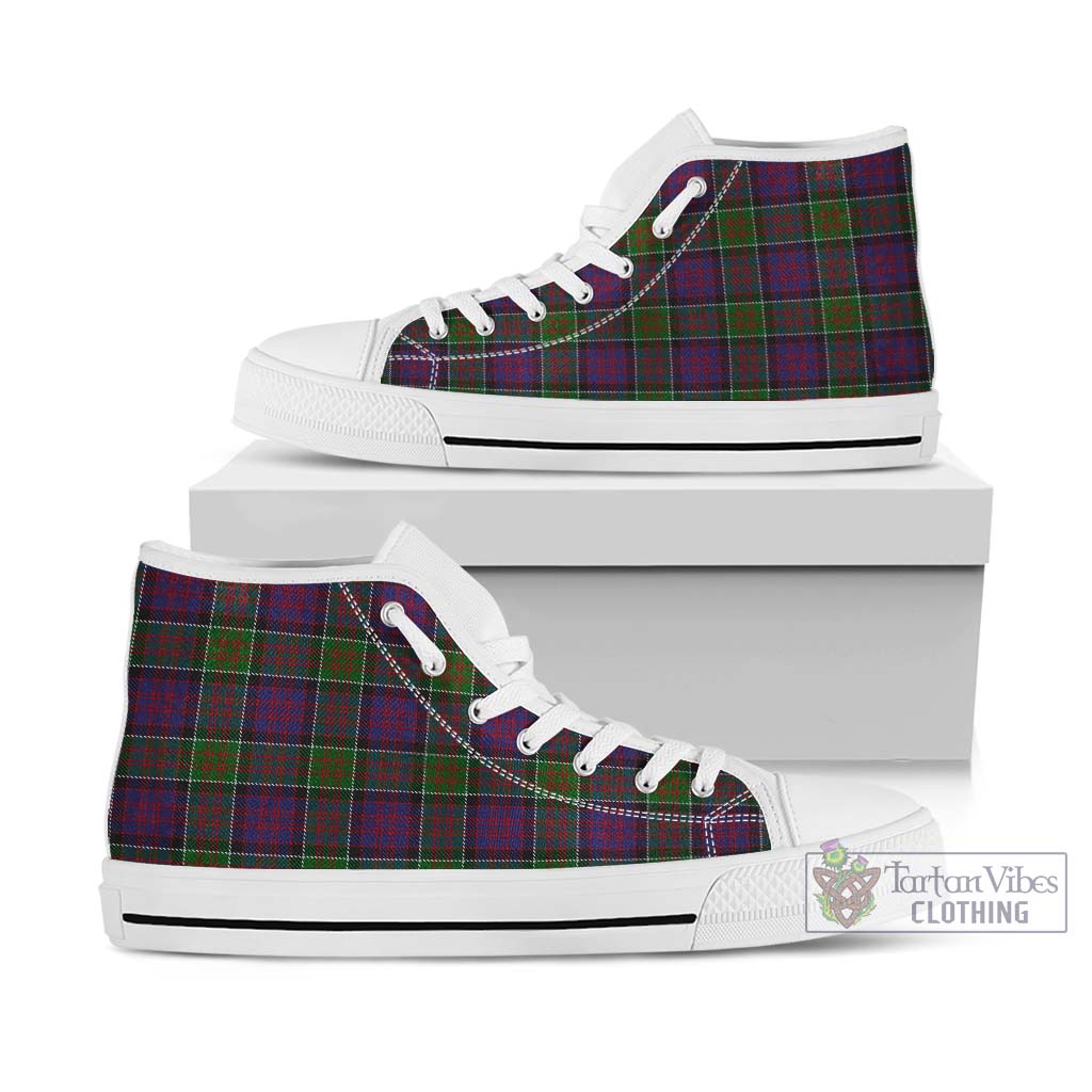 Tartan Vibes Clothing MacDonald of Clan Ranald Modern Tartan High Top Shoes