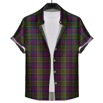 MacDonald of Clan Ranald Modern Tartan Short Sleeve Button Down Shirt