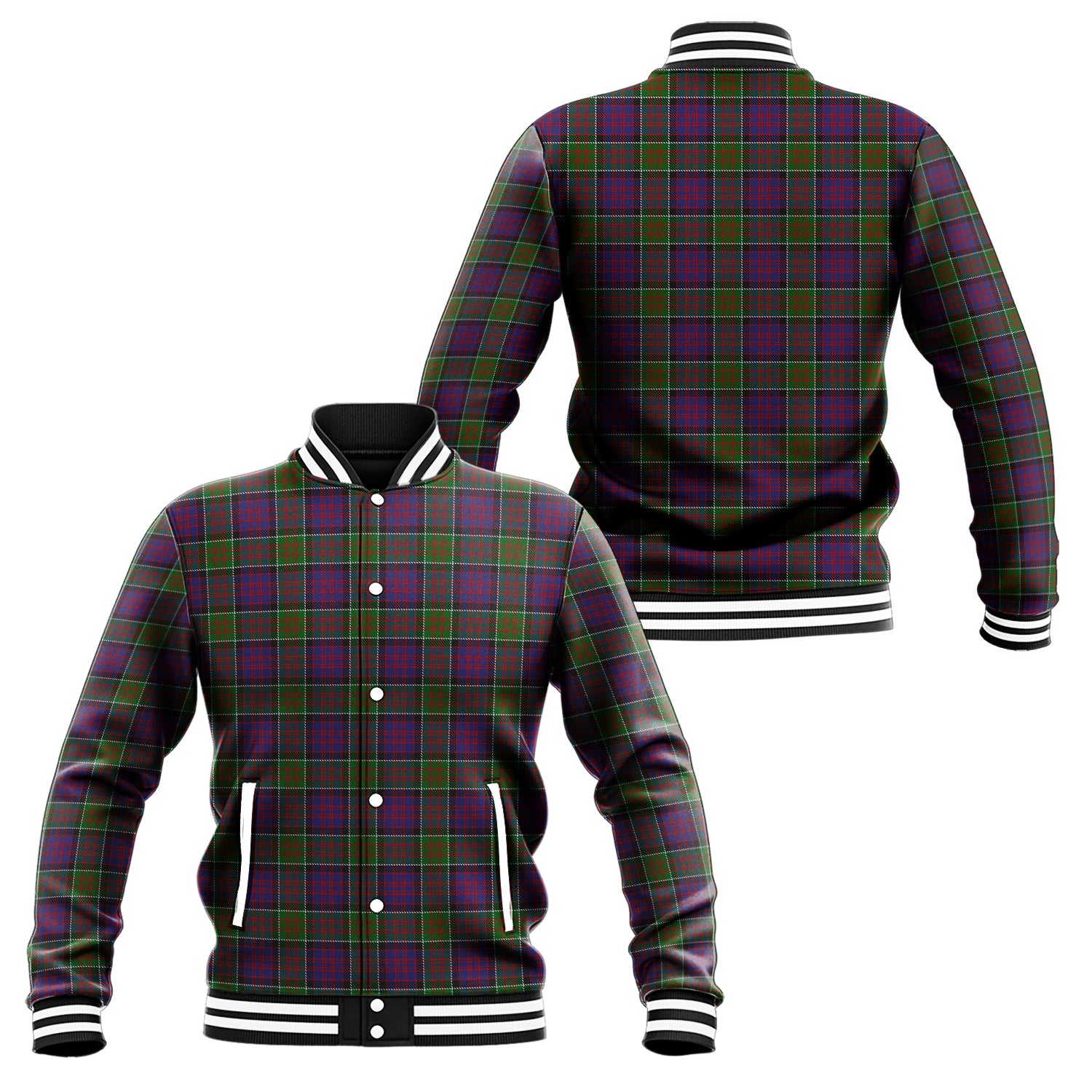 MacDonald of Clan Ranald Modern Tartan Baseball Jacket Unisex - Tartan Vibes Clothing