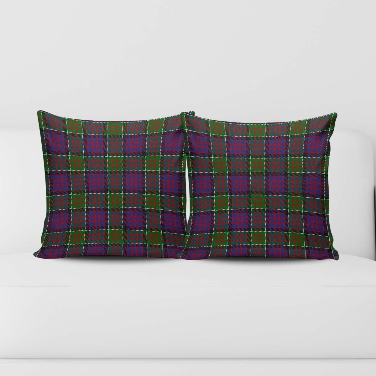 MacDonald of Clan Ranald Modern Tartan Pillow Cover Square Pillow Cover - Tartanvibesclothing